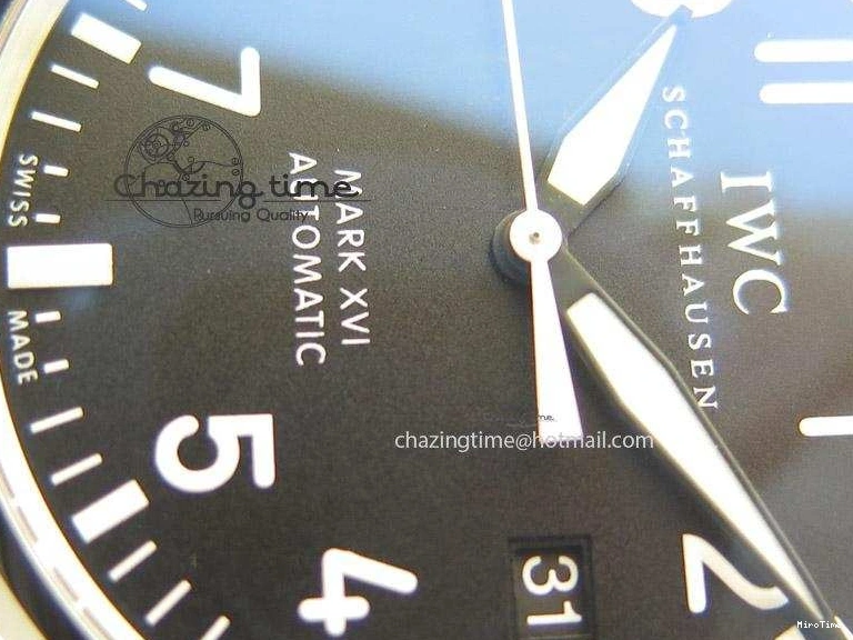 MIROTIME 0423 Mark XVI 1:1 Best Edition MK Maker SS Black Dial A2892 On Black Leather Strap Chic 7371